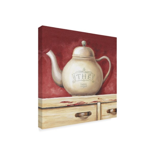 Lisa Audit 'The Paris Tea Pot' Canvas Art,14x14